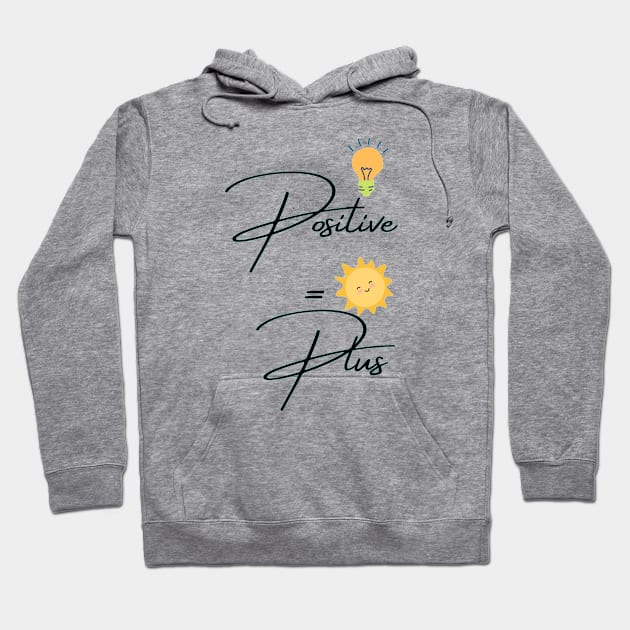 Positive words ( Print on Front and Back ) Hoodie by  Suchalee